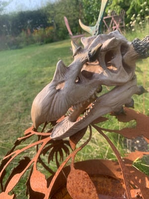 ANTLERED DRAGON SKULL 