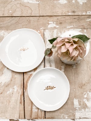 Image of Petite assiette Branchette Or