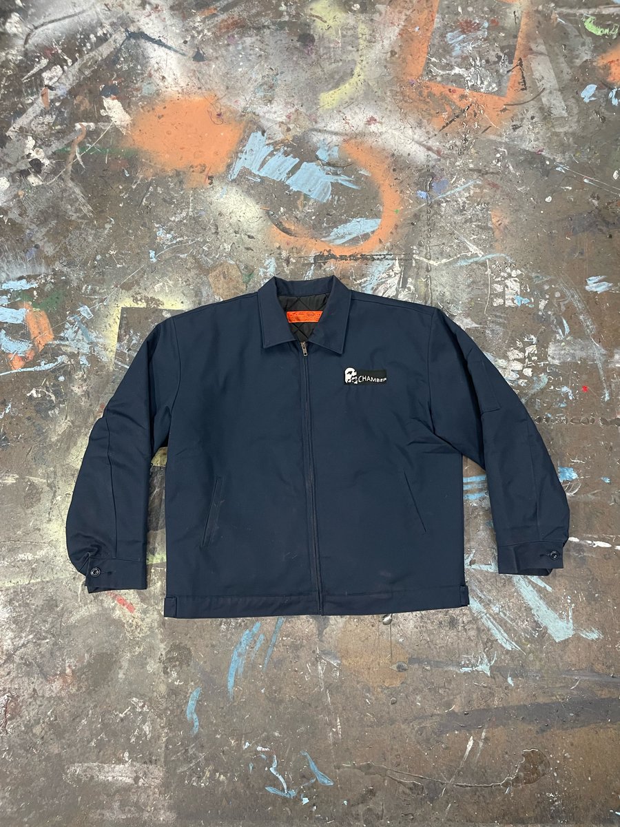 Image of Whisper gas station jacket navy