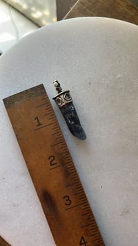 Image 4 of Raw blue kyanite pendant