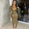 $14.75  Gold Party Dress