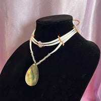 Image 2 of Black lip mother of Pearl & Dentalium choker