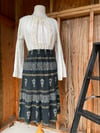 Vintage Cotton Gauze Grecian Souvenir Skirt Ex Large 