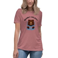 Image 5 of Women's Relaxed T-Shirt, Bearly Afloat T-Shirt | Funny Bear Pun Outdoor Graphic Tee