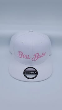 Image 1 of BOSS BABE SNAPBACK WHITE