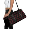 BOSSFITTED Black and Red AOP Duffle 