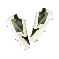 Image 2 of Men’s Jordan 1 Low “ TRAVIS SCOTT OLIVE GREEN” Cleats