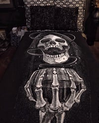 Image 2 of The Coffin Club Woven Cotton Blanket