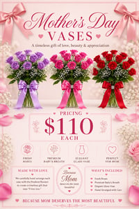 Mother’s Day vases 
