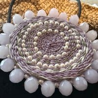 Image 1 of Alutiiq Woven Medallion - Lavender