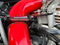 Image 1 of Ford 2003-2007 6.0 Powerstroke intercooler overkill hot support bracket  