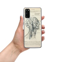 Image 11 of Antique Anatomical Illustration Veins of the Human Head Clear Case for Samsung®