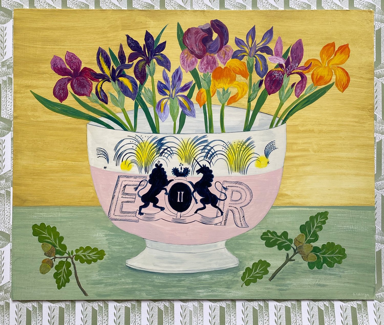 Image of Jubilee bowl and Irises
