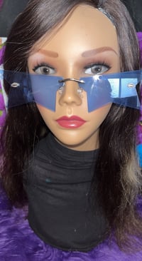 Image 5 of Half Triangle Sunglasses