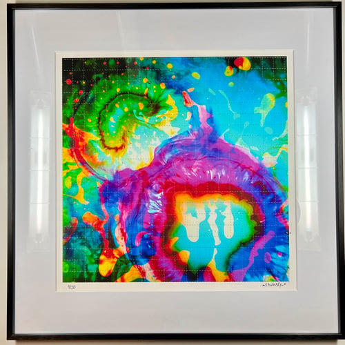 Image of "Acid Drop" - Large Format 12" Blotter Art