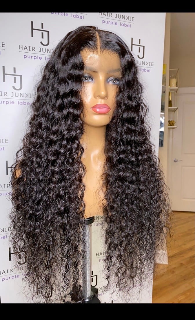 280 DENSITY 5X5 TRANSPARENT CLOSURE WIG HAWAIINE WAVE