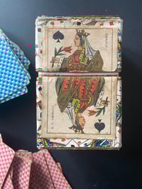 Image 4 of Très ancienne boîte de 2 jeux de patience miniatures, Grimaud, début 1800!