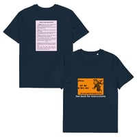 Image 4 of Unisex organic cotton t-shirt (get out of hell free card)