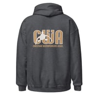 Image 3 of CHRISTIAN WATERFOWLERS ASSOCIATION CWA BACK AND FRONT BRANDED UNISEX HOODIE 