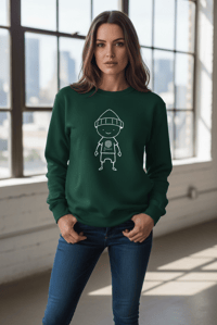 Image 4 of Get Use 2 It (Kool Kid) Crew Neck Green