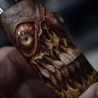 Image 7 of Monstrous Glow Bic Lighter Sleeve OOAK