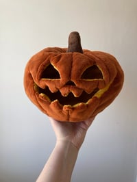 Image 1 of Spooky Wilted Pumpkin Plushie