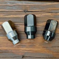 Image 3 of C8 Extended Thread Titanium Lug Nuts