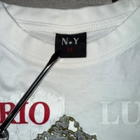 Image 3 of Y2K Mario & Luigi Gangsta Toddler Shirt (white)