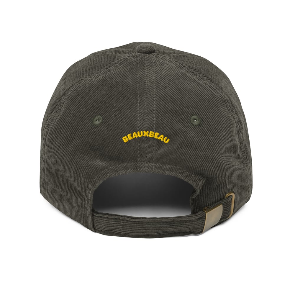 Born To Yap Vintage Style Corduroy Hat