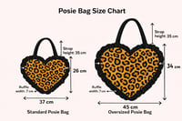 Image 5 of Zebra Dream Heart Ruffle Bag
