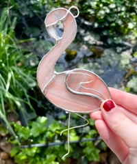Image 4 of Stained Glass Flamingo