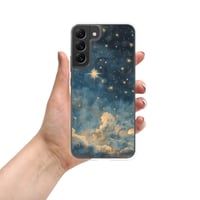 Image 15 of Celestial Night Sky Stars and Clouds Painting Clear Case for Samsung®