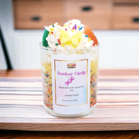 Image 3 of Rainbow Candy Dessert Candle, 8oz Candle