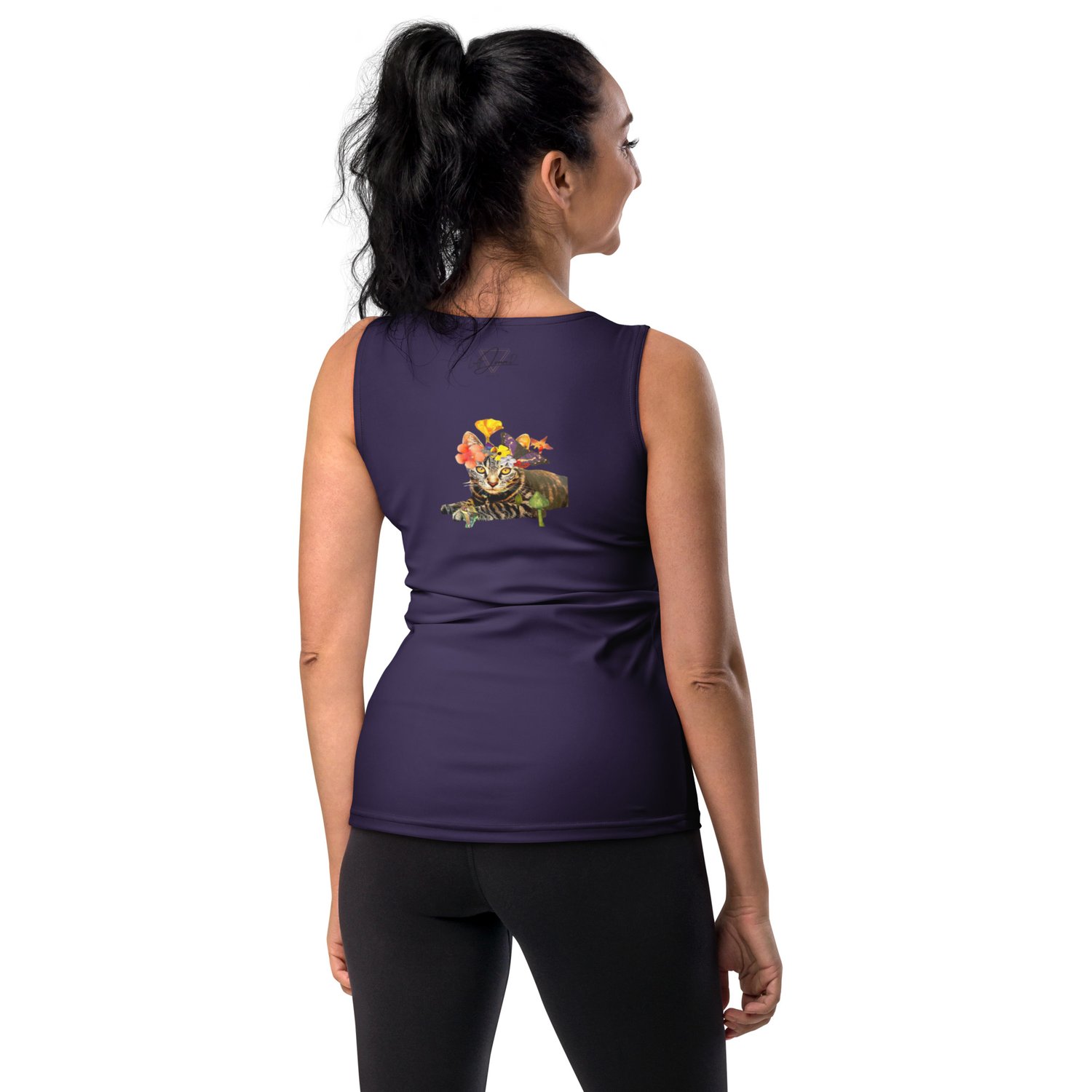 Image of Frida CatLo - All Over Print Tank Top - Purple