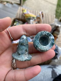 Image 2 of Moss Agate Hat and Culdron
