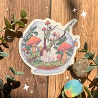 Image 1 of  “Mushroom Terrarium” Sticker