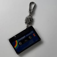Image 1 of Rainbows and Tapes Keychain