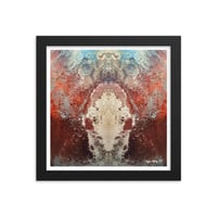 Ghost Ranch Skull Digital Framed Photo Paper Poster