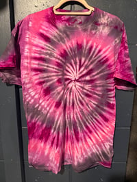 “Raspberry Eclipse” Tie-Dye Tee – Size XL