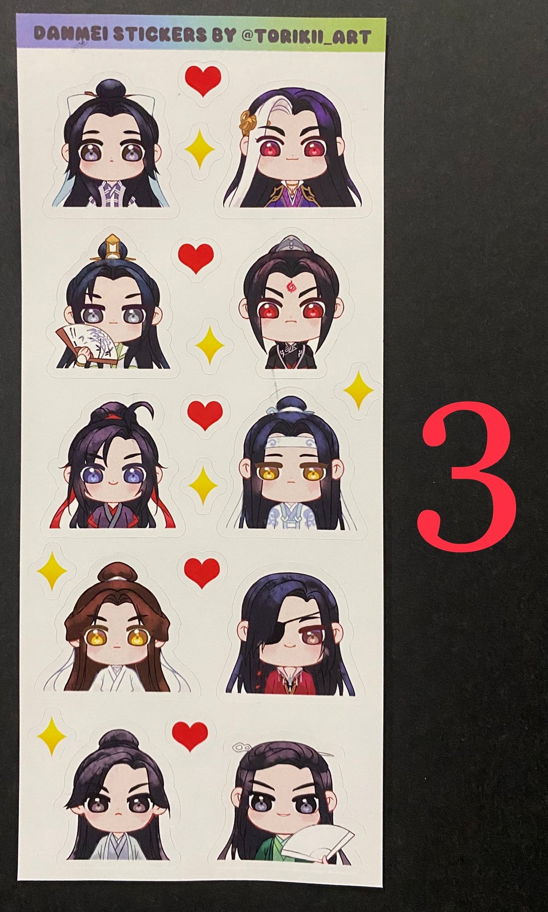 Image of Danmei Stickers [IN HANDS]