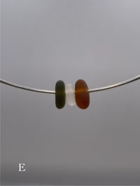 Image 5 of Sterling Silver Sea Glass Choker 