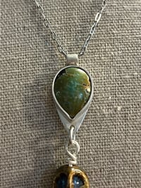 Image 3 of Hubei Turquoise with Owl Fetish