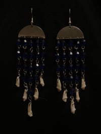 Blue Chandelier Earrings