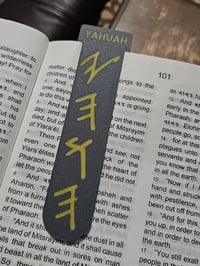 Image 3 of YAHUAH Bookmarks (filament NOT paper) with 2 arrow markers