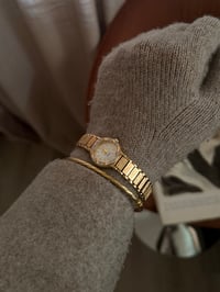 Image 6 of Beautiful Elgin Diamond Mother of Pearl Dial Watch 