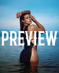 Signed print - Beach