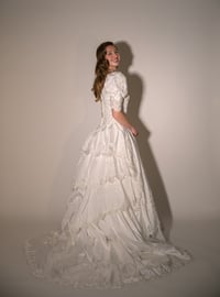 Image 4 of 1980s Tiered Pearl Dress