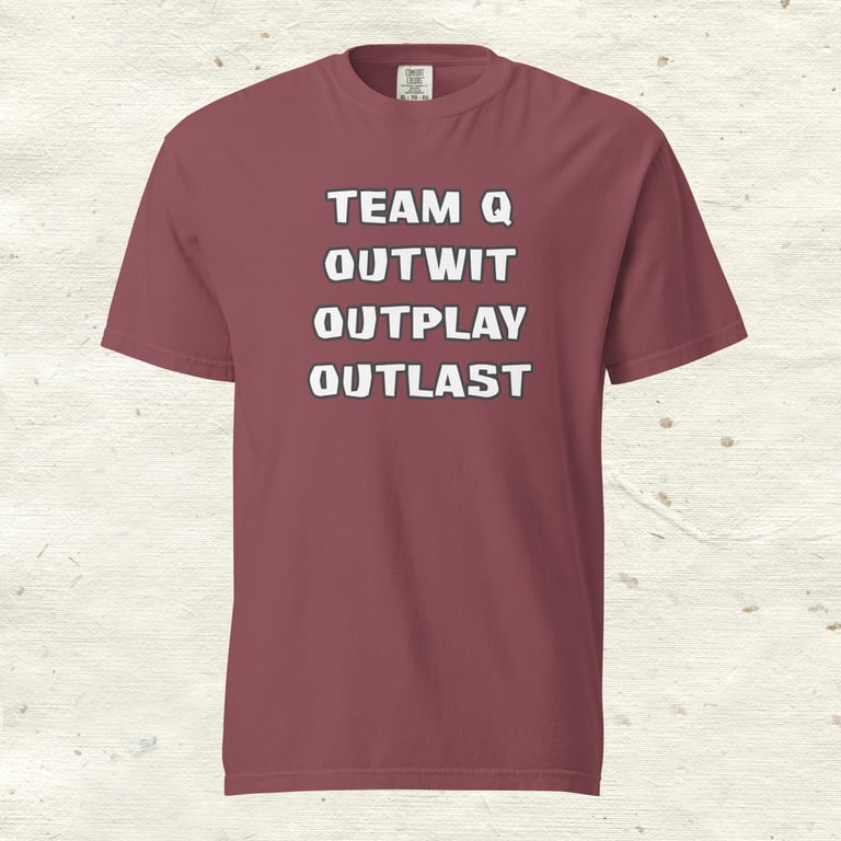 Team Q OOO Comfort Colors T-Shirt Image 3