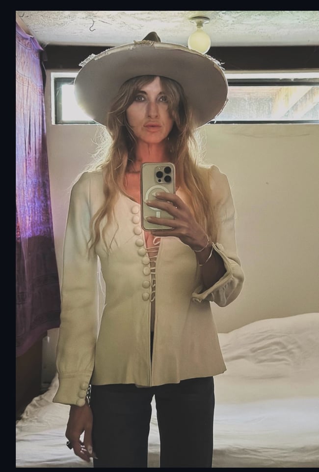 late 1960s North Beach Leather bone leather jacket