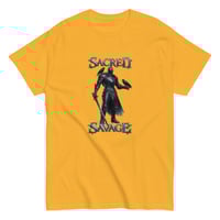 Image 2 of Unisex classic tee, Sacred Savage Ravens & Knight Warrior Tee